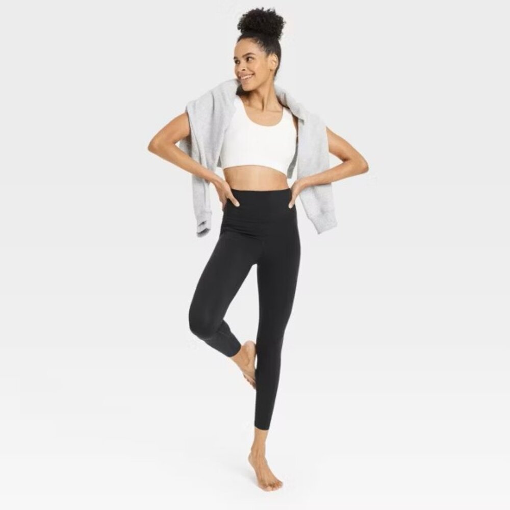 All in Motion - Women's Effortless Support High-Rise 7/8 Leggings Black - Size - Picture 2 of 3